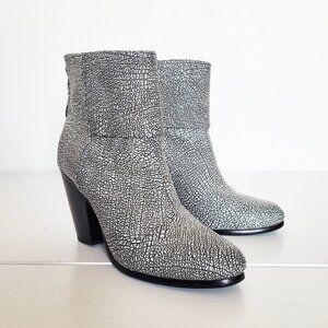 Rag & Bone Women Newbury Textured Leather Booties - Size EU 41 or US11